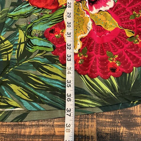 Desigual Maroni Knitted Short Sleeve Dress Midi Floral Small (ms) - Picture 6 of 8